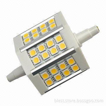 5W R7S LED Bulb, SMD5050 LED as Light Sources, 90 - 260V AC Input, 400 - 450lm, Isolated Driver